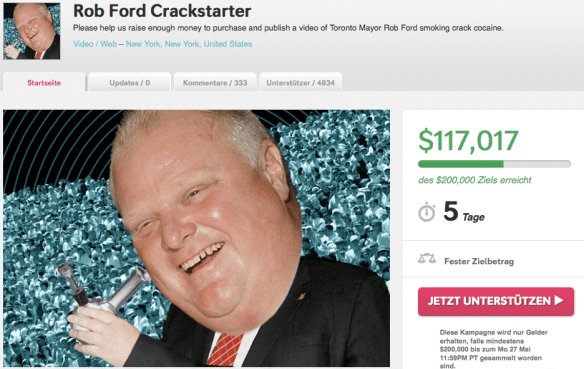 pic Rob Ford und Crack