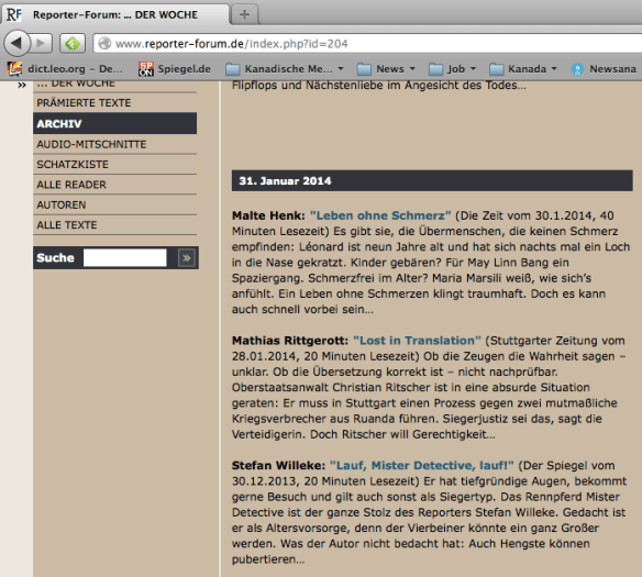 Ritscher Kriegsverbrecherprozess Reporter-Forum