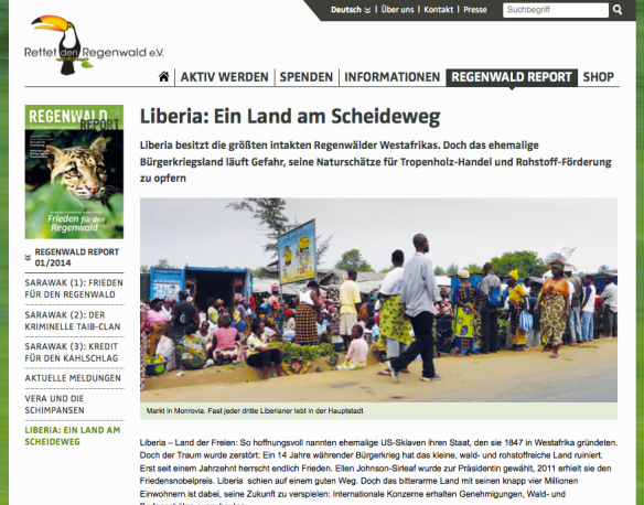 Regenwald Report - Liberia: Ein Land am Scheideweg